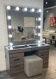 Global Furniture USA Lexi Gray Vanity with Speaker-1