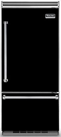 Viking® Professional 5 Series 20.4 Cu. Ft. Built-In Bottom Freezer Refrigerator-Black-0