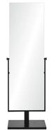 Renwil® Samira Matte Black Floor Mirror-0