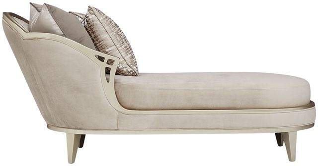 Michael Amini® Villa Cherie Hazelnut/Porcini Chaise-2