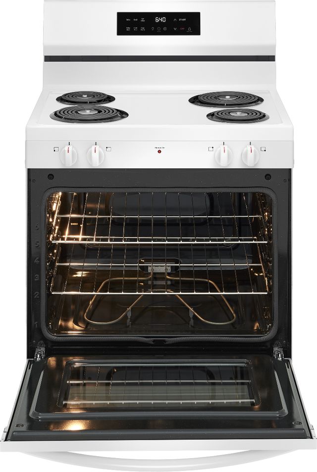 Frigidaire® 30” White Freestanding Electric Range-1