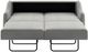 Luonto Furniture Ethos Oliver Queen Sleeper Loveseat-1