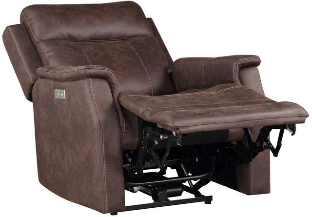 Steve Silver Co. Valencia Walnut Dual Power Recliner-1