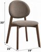 ACME Furniture Hadasa 2-Piece Light Brown/Walnut Dining Side Chair Set-2