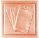 Olliix by Madison Park Essentials 6-Piece Blush Queen Satin Wrinkle-Free Luxurious Sheet Set-1
