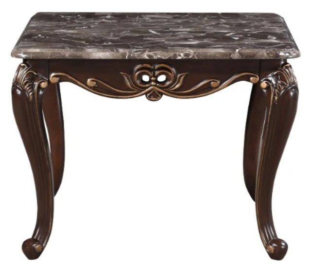 New Classic® Home Furnishings Constantine Brown End Table with Cherry Base-3