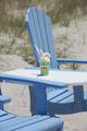 C R Plastics Generation Line Sky Blue Classic Counter Arm Chair-1
