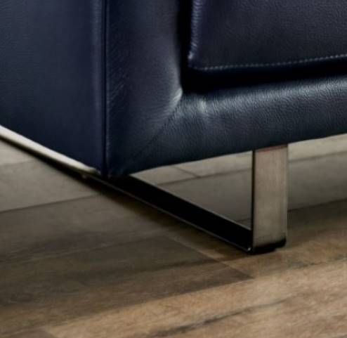 Furniture of America® Mezzanotte Midnight Blue Sofa-3