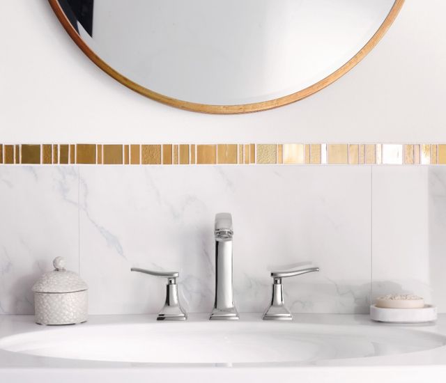 Hansgrohe Metropol Classic Chrome Widespread Bathroom Faucet with Lever Handles and Pop-Up Drain-1