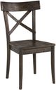 Elements International New Bedford 5-Piece Dark Brown Standard Height Dining Set-2