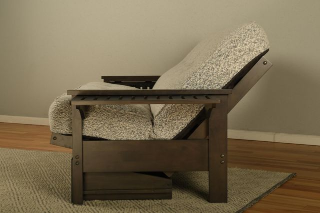 Kodiak Furniture Alamosa Taxi Woodsmoke/Graystone Full Storage Futon with Mattress-3
