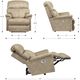 La-Z-Boy® Reed Walnut Leather Power Wall Recliner with Headrest and Lumbar-2