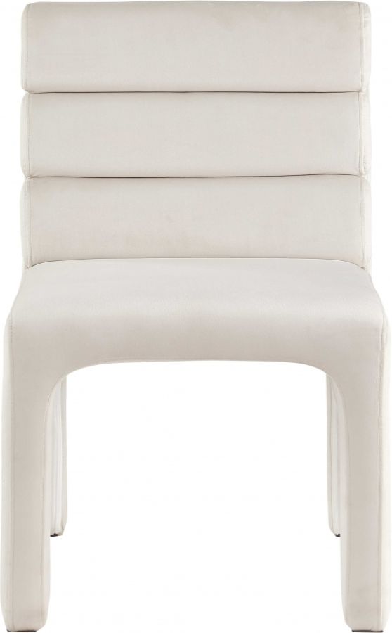 Meridian Furniture Kai Cream Upholstered Dining Side Chair-1