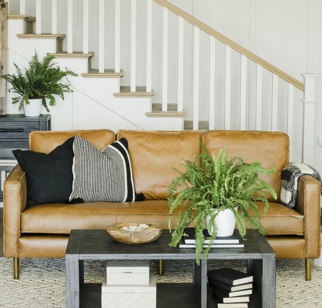 YHD Weston Brown Sofa-1