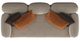 Coaster® Jade 2-Piece Latte Living Room Seating Set-5