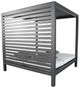 CabanaCoast® Customizable Muse Aluminum Outdoor Daybed Roof with Black Panel-3