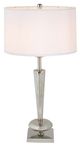 A & B Home Sleek Silver Table Lamp-1