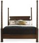 Century® Chelsea Club King's Road Cognac King Poster Bed-0