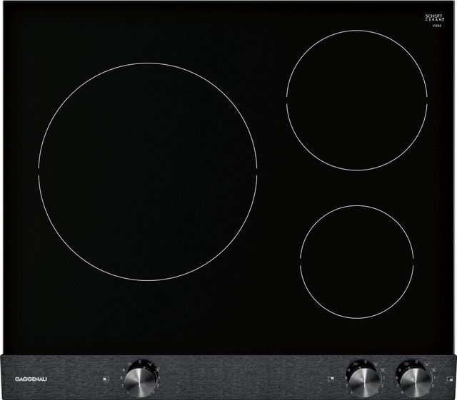 Gaggenau Vario 200 Series 24" Black Induction Cooktop Yale Appliance