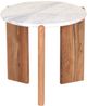 Porter International Designs Hepburn Brown/White End Table-0