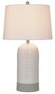 StyleCraft Evian Ivory Ceramic Table Lamp-1