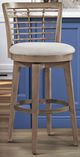 American Woodcrafters Beach Comber Brown Swivel Bar Stool-0