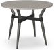 Amisco Customizable Link Thermo Fused 29.5" Round Laminate Table with Steel Legs-0