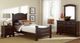 Vaughan-Bassett Hamilton Franklin Merlot Youth Twin Panel Footboard-3