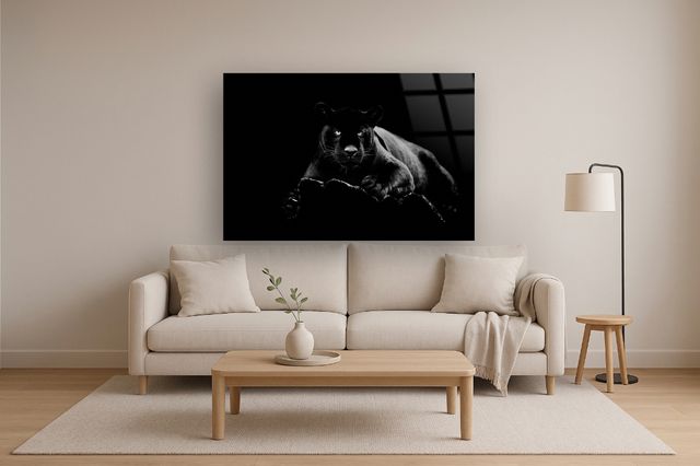 Classy Living Black Panther Wall Art-1
