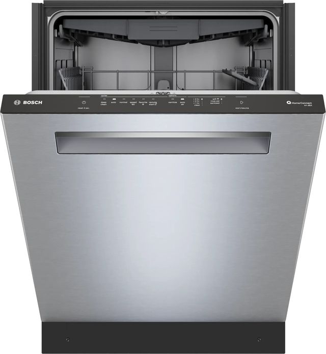 Bosch 500 Series 24'' Anti-Fingerprint Stainless Steel Top Control Built-In Dishwasher-3