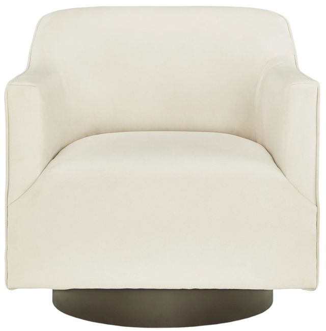 Signature Design by Ashley® Phantasm Chalk Swivel Accent Chair-1