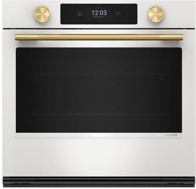 KitchenAid® 30” Porcelain Single Electric Wall Oven with Assisted Cooking Modes-0