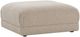 Classic Home Adalynne Buttermilk Upholstered Square Ottoman-0