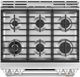 Café™ 30" Stainless Steel Smart Double-Oven Slide In Dual Fuel Range with Convection-2
