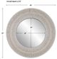 Uttermost® Sailor's Knot White Small Round Mirror-2