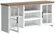 Legends Home Hampton Barnwood/Jasmin White 67" TV Console-0