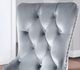 Furniture of America® Adalia 2-Piece Dark Gray/Silver Dining Chair Set-2