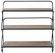 A & B Home Black/Brown 3 Layer Shelves-1