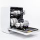 Avanti® 24" White Front Control Built In Dishwasher-3