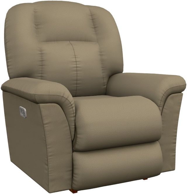 La-Z-Boy® Jasper Sage Power Rocking Recliner with Headrest and Lumbar-0