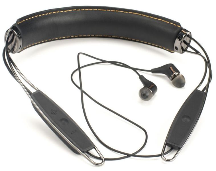 Klipsch® R6 Neckband Wireless Headphones-Black Backstage