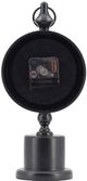 A & B Home Black Iron Clock-2