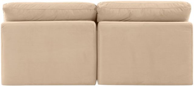 Meridian Furniture Indulge 2-Piece Beige Velvet  Sofa-3