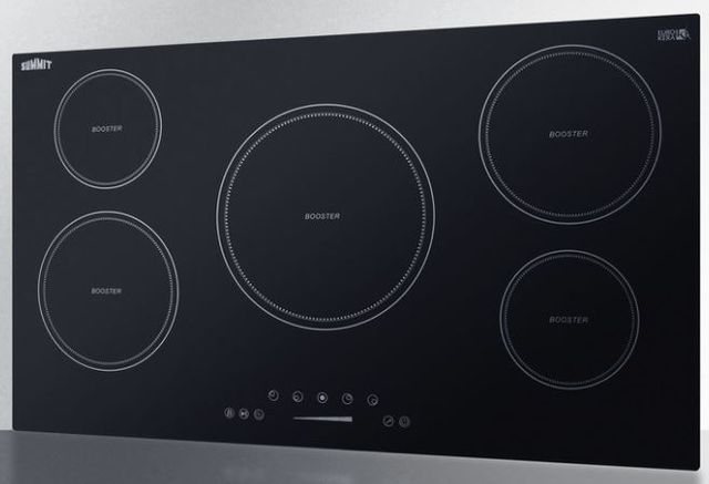 Summit® 36" Black Induction Cooktop-2