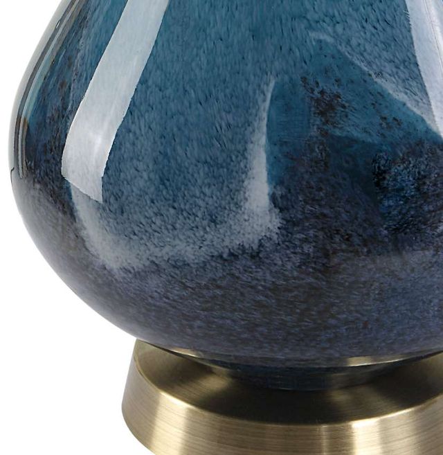 Uttermost® Riviera Dark Navy Blue Table Lamp-4