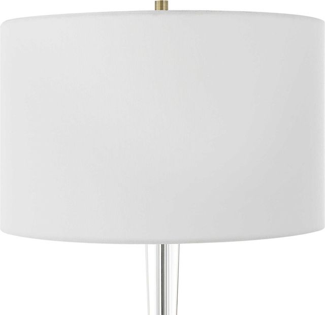 Uttermost® Annily Brass/Clear Table Lamp-4