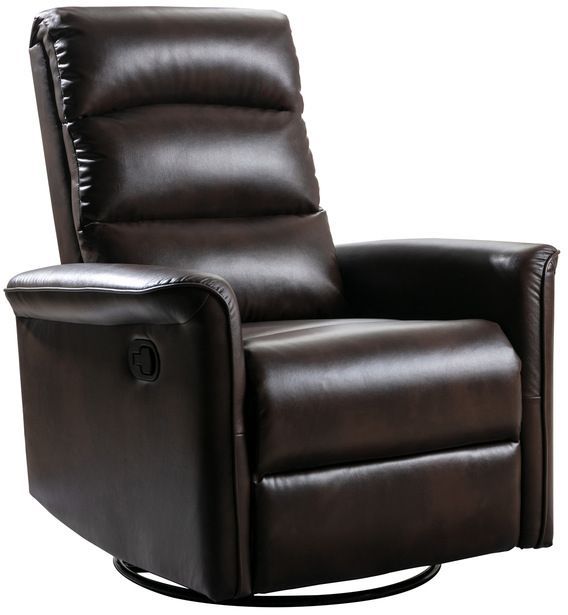 Mazin Furniture Albert Brown Glider Recliner-0