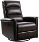 Mazin Furniture Albert Brown Glider Recliner-0
