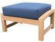 CabanaCoast® Customizable Savannah SOL Teak™ Outdoor Ottoman-2