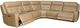 Liberty Furniture Carrington 6-Piece York Sand Leather L-Shape Power Reclining Sectional Sofa-2